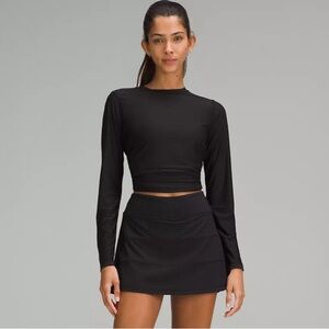 Lululemon Pace Rival MR Skirt Long Black 14